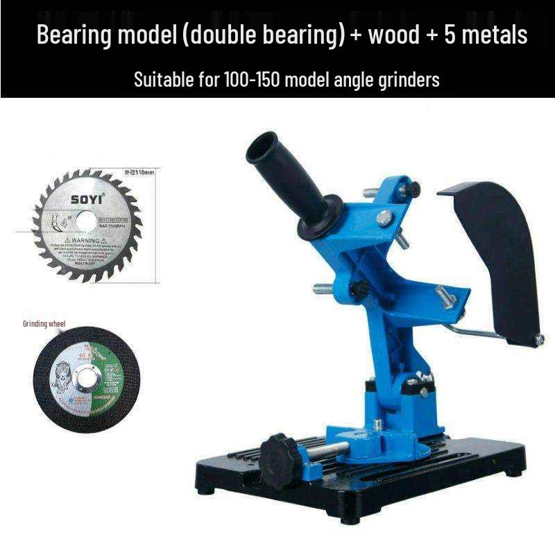 Universal Multifunctional Angle Grinder Stand: Sturdy Cutting Machine Mount