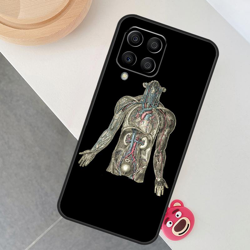 Human Anatomy Case For Samsung Galaxy M12 M32 M52 M15 M35 M55 M31 M56 M36 M16 M06 M13 M33 M53 M14 M34 M54