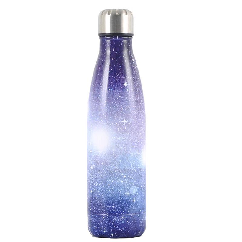 

ZISIZ 304 Stainless Steel Marble Insulated Water Bottle, 500ml
