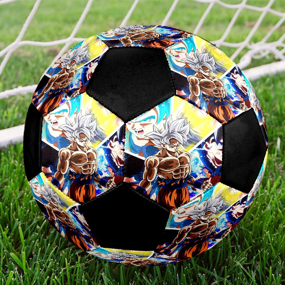 Dragon Ball Indoor Soccer Ball Colorful Machine Stitched PVC Size 5 Team Training Competition Ready Durable High-Bounce Cool Sports Gift