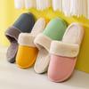 Fashion Indoor Women Warm Slippers Plush Soft Sole Women's Home Slippers Lightweight Couples Slippers Non-Slip Women's Shoes 2024 Female