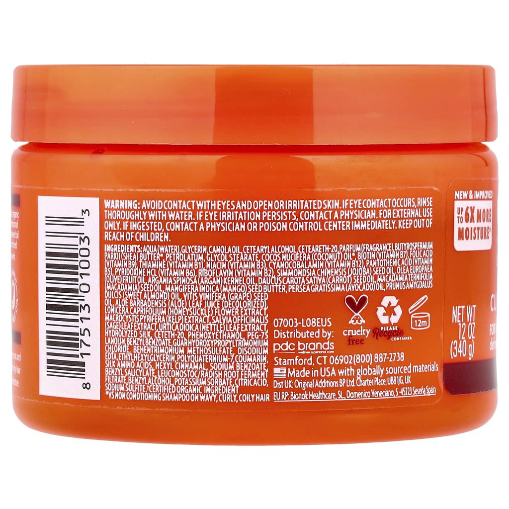 Cantu, Shea Butter, Coconut Curling Cream, 340g (12oz)