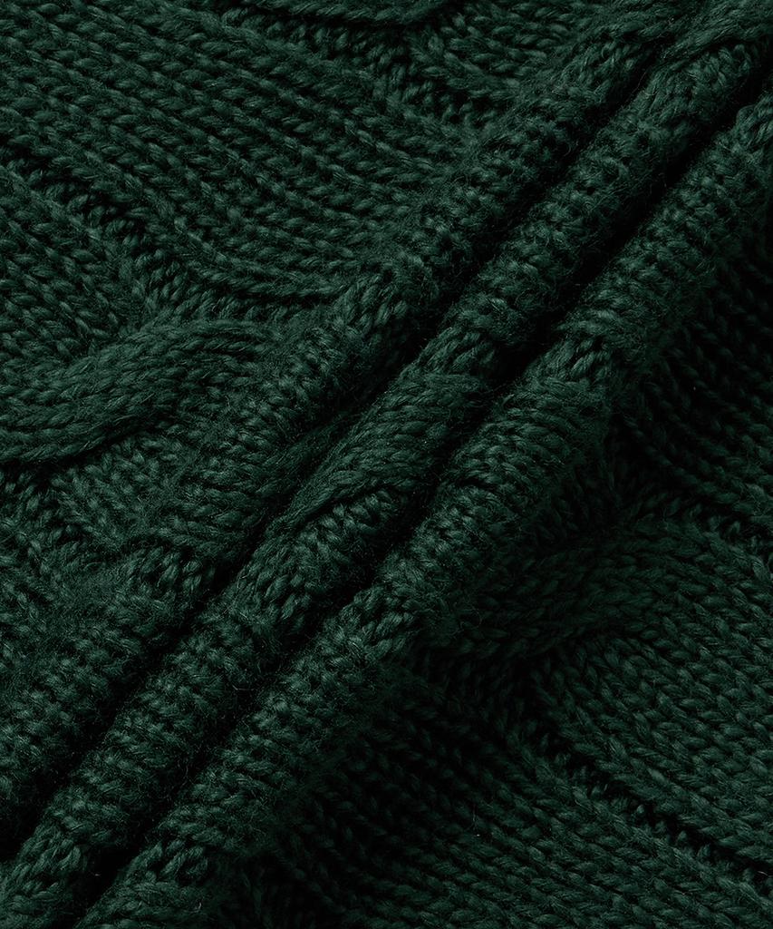 POLO RALPH LAUREN Cable Knit Cotton Sweater Vest - Green