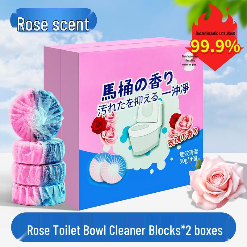 Automatic Disposable Toilet Bowl Cleaner & Deodorizer - Removes Odors & Descales