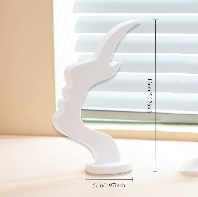 1pc Unique Curved Eyeglass Holder Stand Secure & Artistic Storage Solution Elevate Desk or Nightstand Decor Practical Minimalist