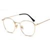 -1 -1.5 -2 -2.5 -3 -3.5 To -6.0 Anti Blue Light Myopia Glasses Women Men Retro Metal Big Frame Square Students Myopia Glasses