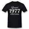 1977 Limited Edition Cool Funny T Shirt Unisex Short Sleeves Hip Hop Vintaged Oneck Cotton T Shirts