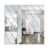JM308 3D Diamond Acrylic Mirror Wall Sticker – Self-Adhesive Decor for Living Room & Bedroom