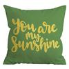 Succulent Plant Spring - Themed Pillowcasebedroom Living Room Sofa Home Decor Polyester Cushion Cover With Zipper