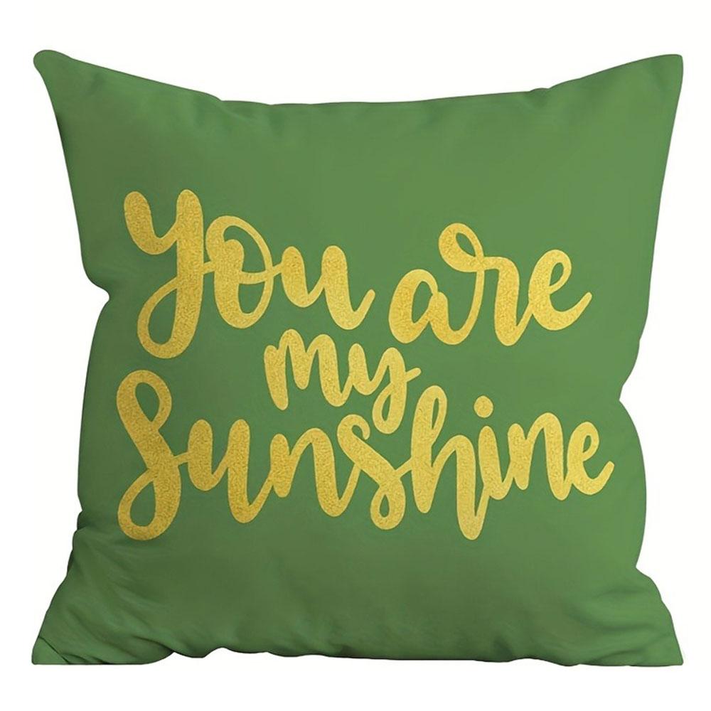 Succulent Plant Spring - Themed Pillowcasebedroom Living Room Sofa Home Decor Polyester Cushion Cover With Zipper