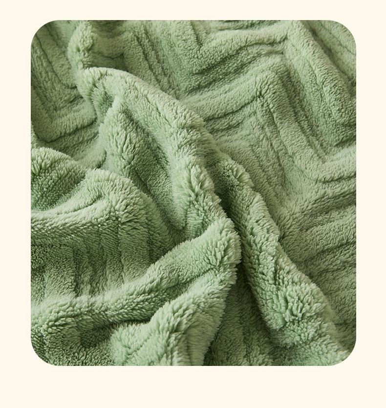 2025 dreilagige Jacquard-Decke - Taft-Samt & Shu-Baumwolle, beidseitig