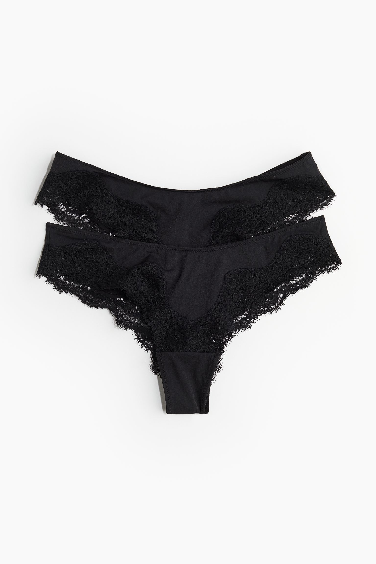 

Комплект из двух трусов-бразилианов из микрофибры