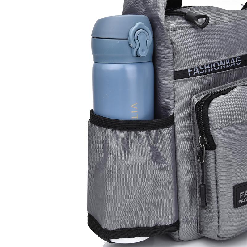 Men's Large Capacity Crossbody Bag Waterproof Shoulder Bag Business Travel Bag