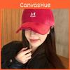 Baseball Red Beautiful Hat For Women Perfect For Spring And Summer Casual Wear