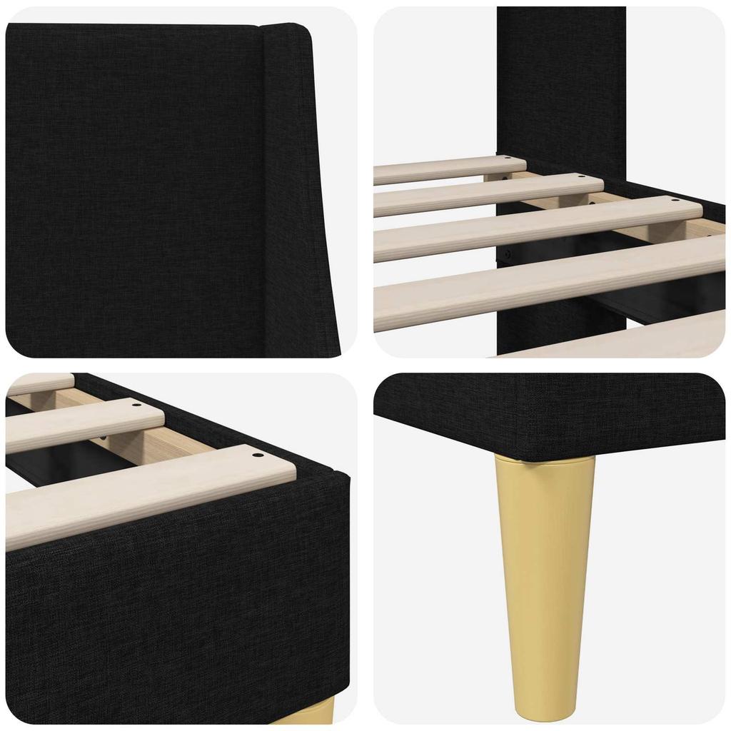 Bed Frame Single with Headboard Connecting Plate