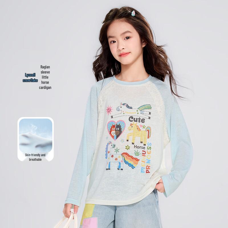 

Girl s Little Pony Print Tencel T-shirt 160