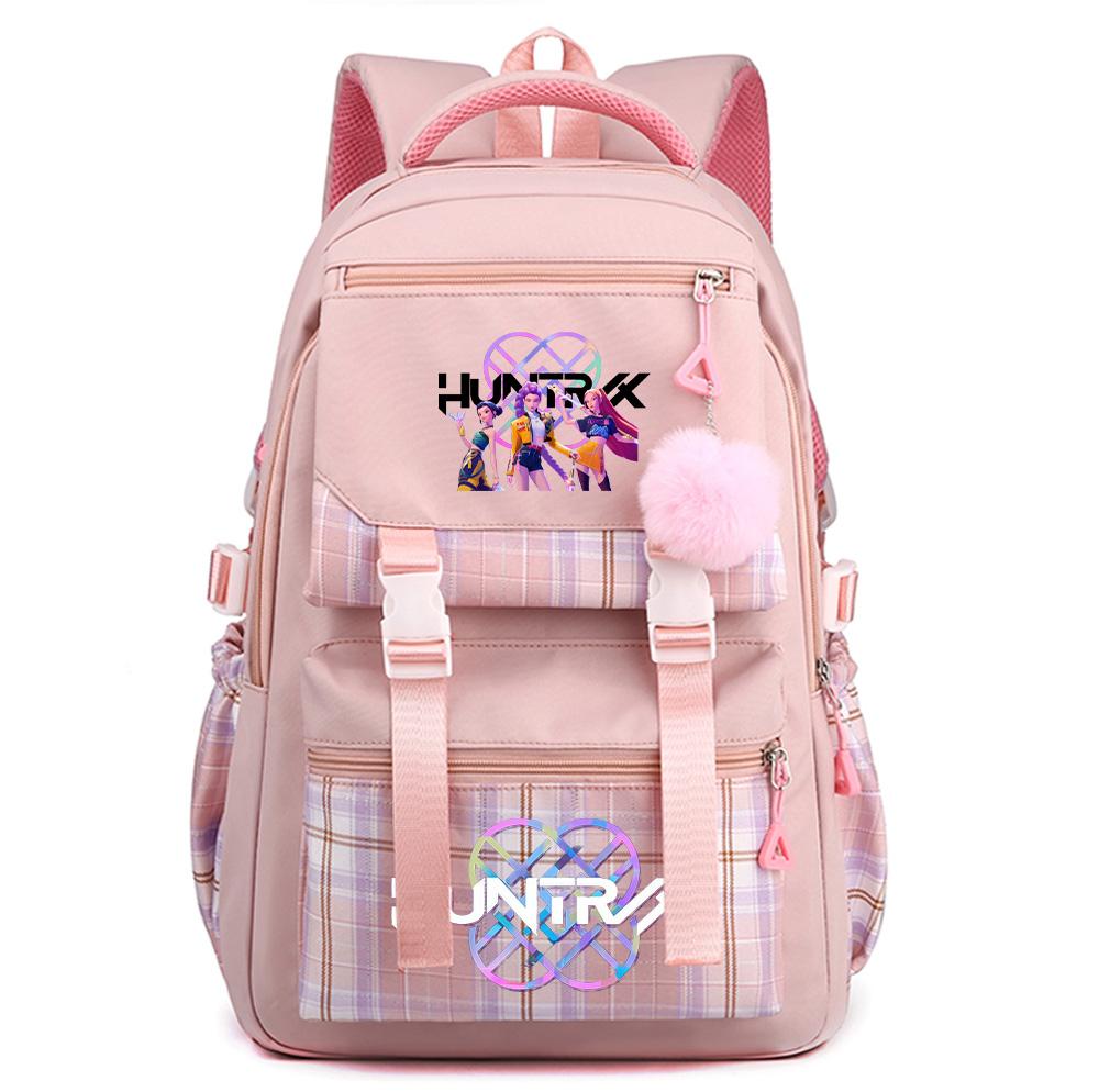 Cartoon K-Pop Printed Large Capacity Backpack for Teenger Student Girl Boy Schoolbag Bookbag Kid Gift Women Waterproof Travel Bag Rucksak