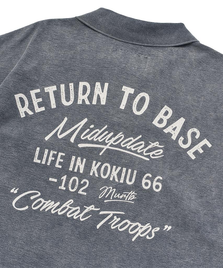 Mideueobdeiteu Garment Dye Print Polo Shirt_2Color