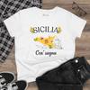 Sicily T Shirt Sicilian Pride Italian Island Vintage Designer Clothes Graphic Soft Homme Casual Comfortable