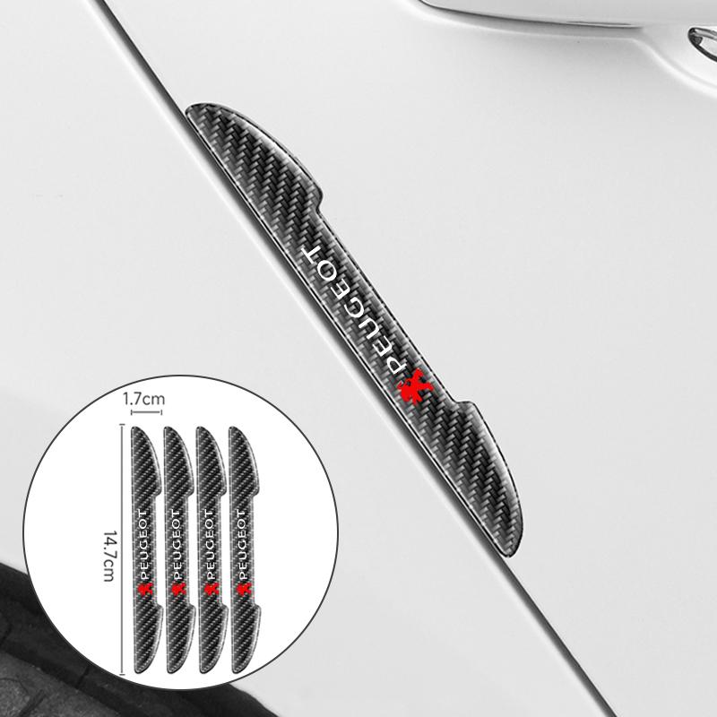 2026 Adesivo per Auto Caldo Adesivi per Tazza Maniglia Porta Auto Protezione Striscia Anti-collisione Maniglia Auto Per Peugeot 206 307 308 3008 207 2