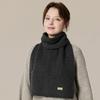 JIUMU Autumn/Winter Thickened Pure Wool Knitted Scarf
