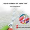 9-Color Soft Grip Crochet Hook Set: Thick & Thin Yarn DIY Hand Knitting Tools