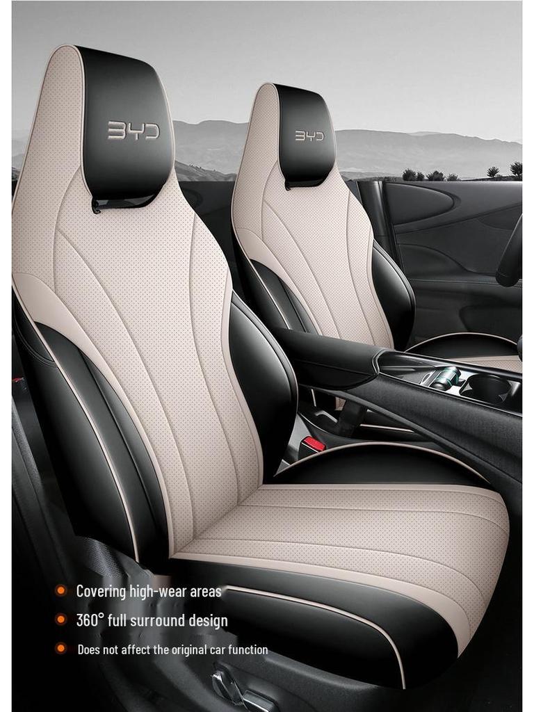 Dolphin Leather Car Seat Cushion for Left & Right-Hand Drive