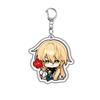 Acrylic Keychains Honkai Star Rail Tingyun Elysia Asta Herta Jing Yuan March 7th Yanqing Key Chain A String Bag Backpack Pendant