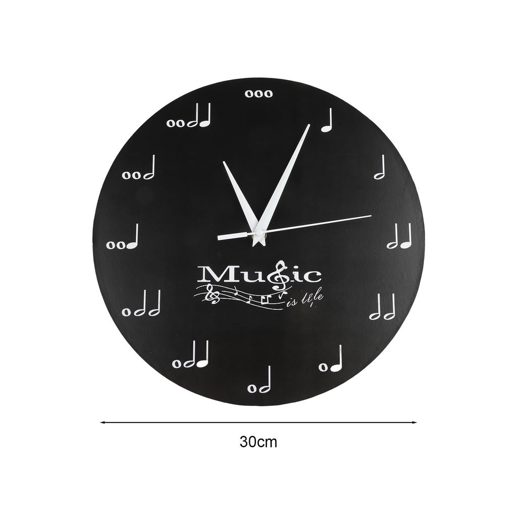 Artistic Musical Clock Design Mechanism Artistic Wall Decor 30*30cm Acrylic Home Decoration 30x30cm Wall Clock