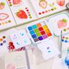 Languo Watercolor Palette Set 16 Colors Mini Portable Solid Watercolor Pigment Set Travel Paint Palette For Painting Writing