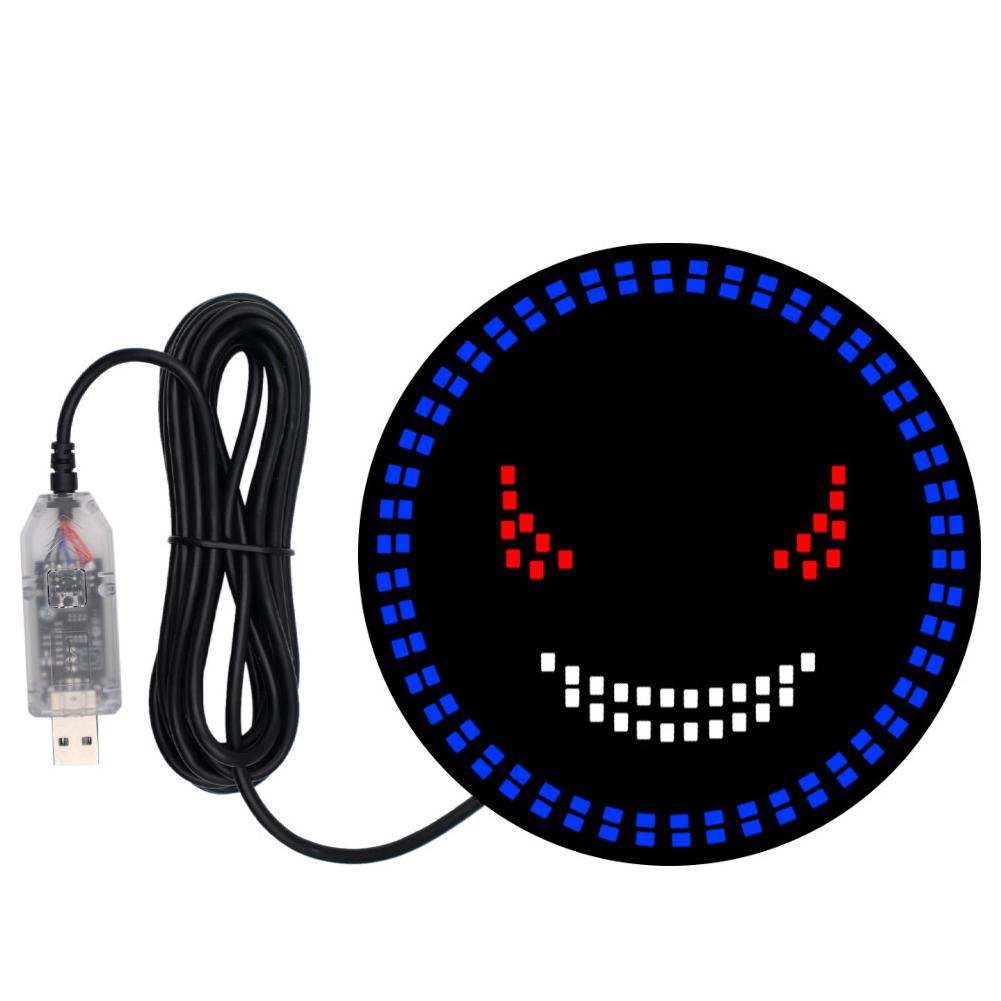 Car Devil's Eye LED Decorative Light Strips Rear Window Warning Light Devil Eye Atmosphere Lamps Car Decoration Accessories