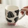 Ceramic Cartoon Cow Cup - Cute Animal Design for Milk, Coffee, or Water - Perfect Festival Gift