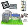 Military Base Barbed wire Building Block City military Scene Accessory Fence Isolation Net MOC Parts Brick 30104 92338 Chain