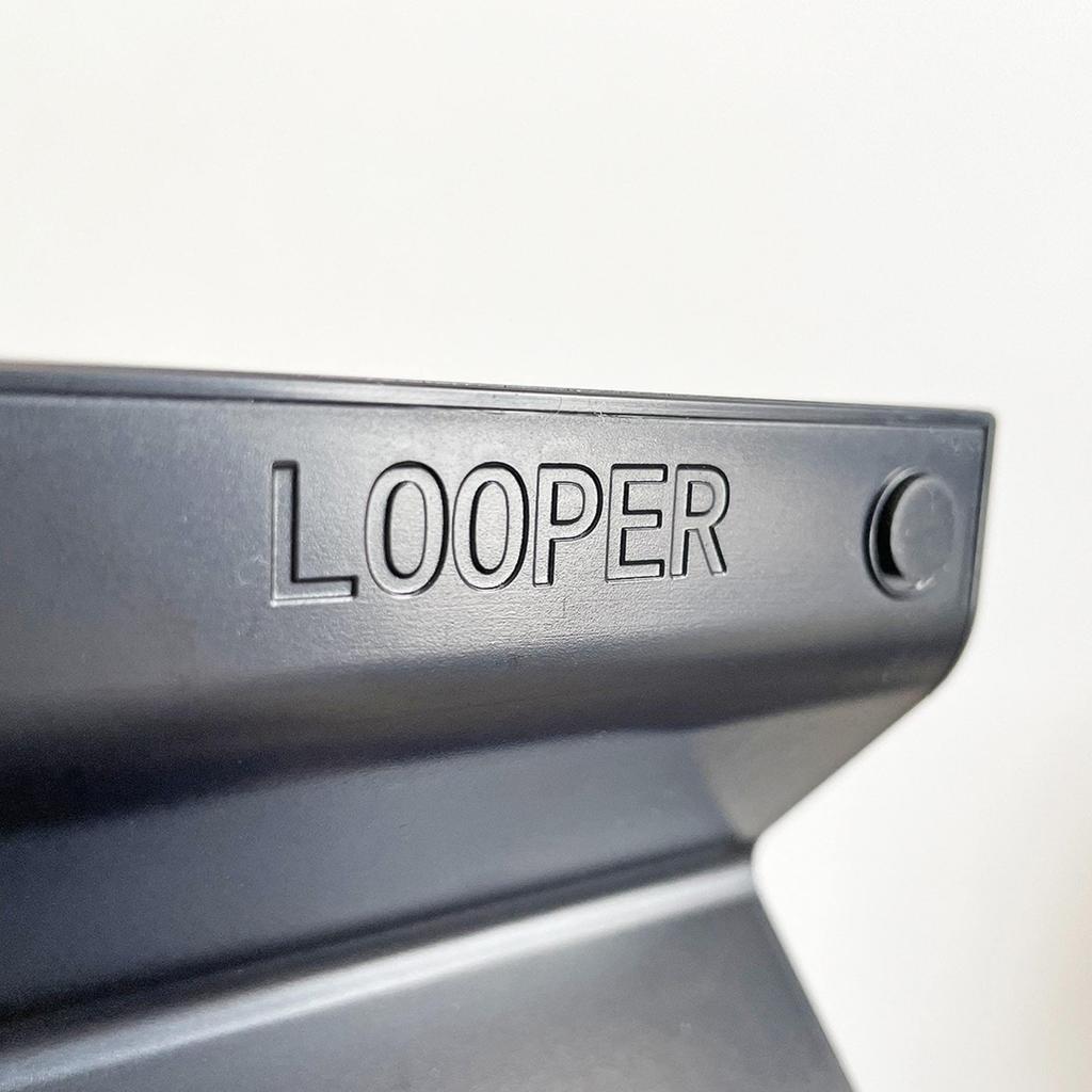 Seiwa Materials LOOPER Stylish LCD and Calendar Calculator, & Convenient, Double-Sided Panel, 12-Digit Display, Clock, Function, Olive, LPC-OV