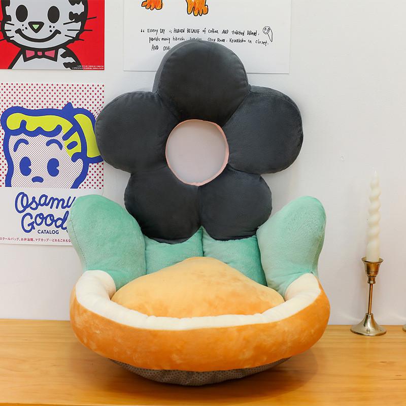 Flower Sunflower Cushion Plush Toy Back Cushions Cartoon Decoration Gift Cute