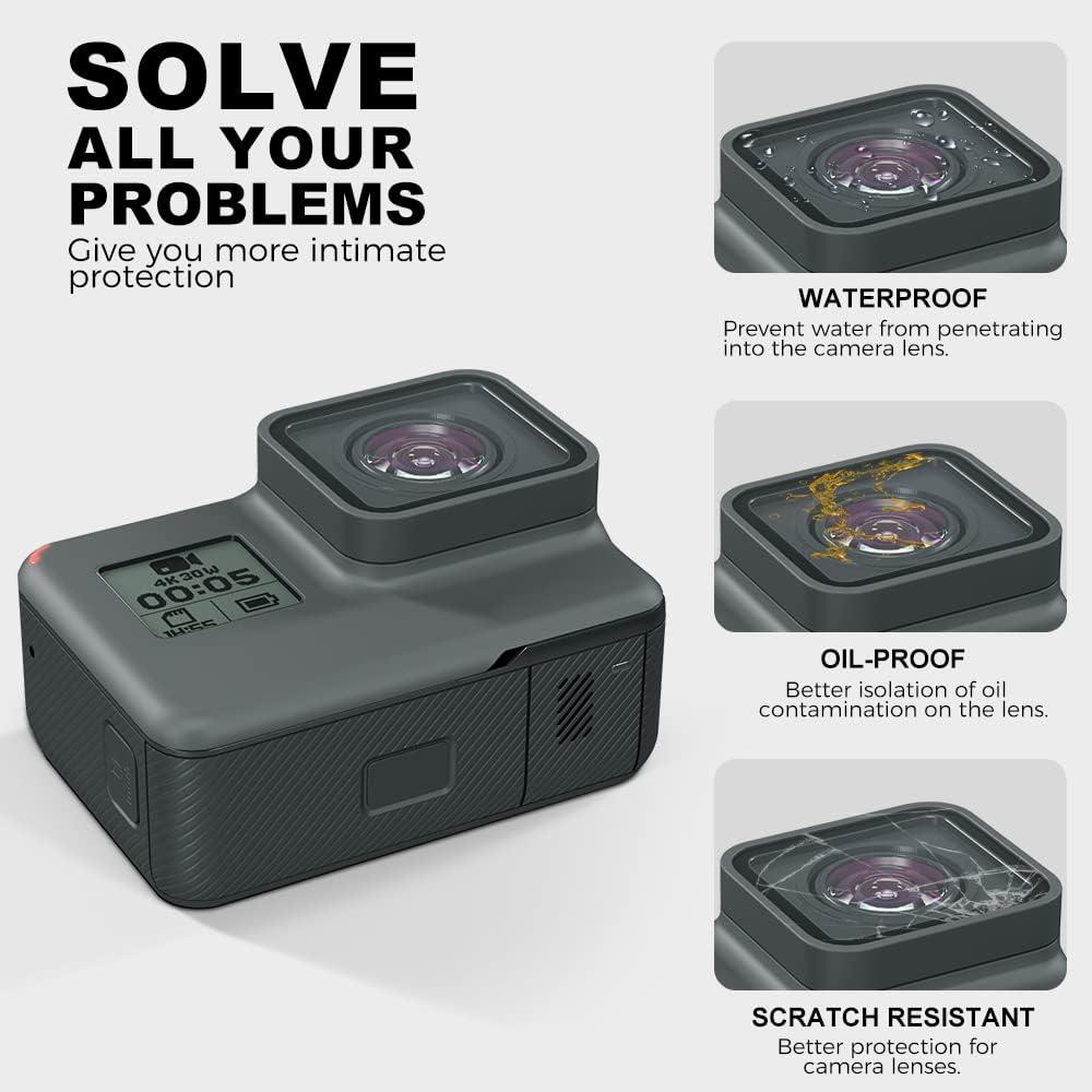 Pentru GoPro Hero 7 6 5 Filtru UV Cadru Aluminiu Lentilă Sticlă Optică Înlocuire Lentilă Protectoare Accesorii Cameră Acțiune GoPro