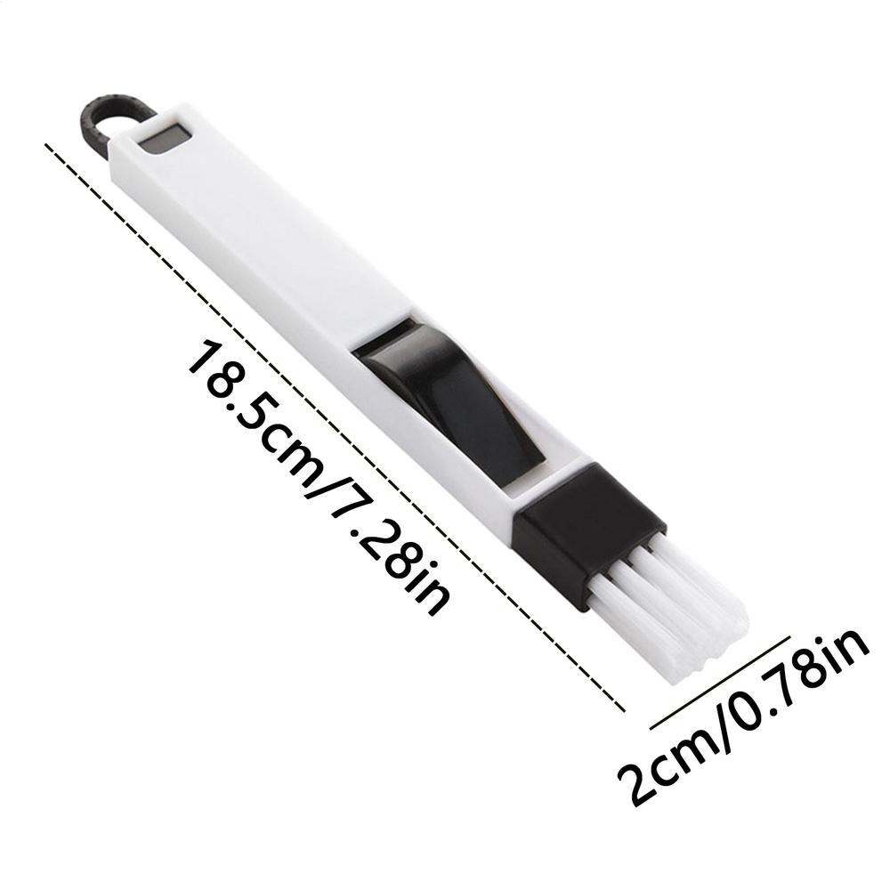 18cm Keyboard Slot Dust Cleaner Multifunctional Cleaning Brush with Dustpan Window Groove Hard Brush Household Cleaning Tools