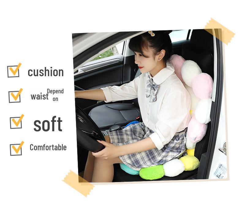 Colorful Sunflower Seat Cushion - Plush Toy & Floor Mat for Students, Bay Window Decor, or Girls' Gift