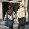 Student large-capacity messenger bag, men's and women's versatile casual shoulder bag, simple couple's new shoulder bag