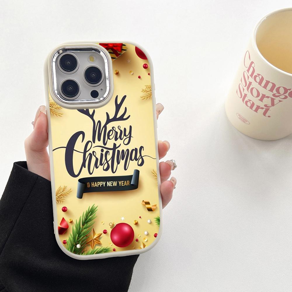 N118 Новогодний Веселый Рождественский дизайн Мягкие чехлы для телефонов Samsung S24 S23 — фото 14
