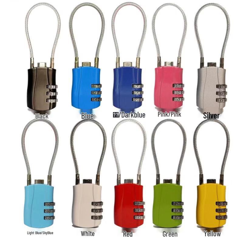 MDNG Motorcycle Helmet Anti-Theft Combination Cable Lock