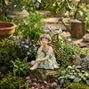 Resin Vintage Fairy Statue For Outdoor Garden Decoration Spring Summer Flower Pot Design