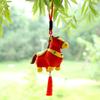 Lucky Horse Plush Ornament Realistic Horse Toy with Hanging Strap Year of The Horse Zodiac