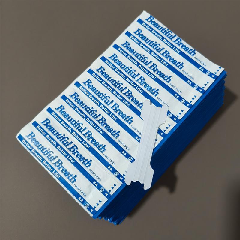 Durable And Safe 300/200/100/Pcs Transparent Breath Nasal Strips 2 Supports Anti-Snoring Nose Patch For Good Sleeping Better Breathing Aid Decive