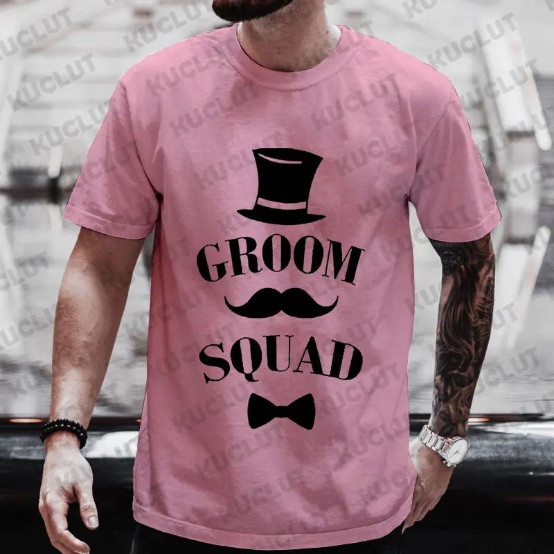 

2024 Модные топы с графическим принтом Groom Squad Team EVG Future Groom Футболка Groomsman Bachelor Stag Party Футболка Friends Wedding Футболки XXXXXL хаки