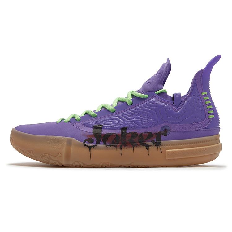New 361° Non Slip Wear Resistant Shock Absorption Low Top Basketball Shoes Men's Ultraviolet 672511103-3