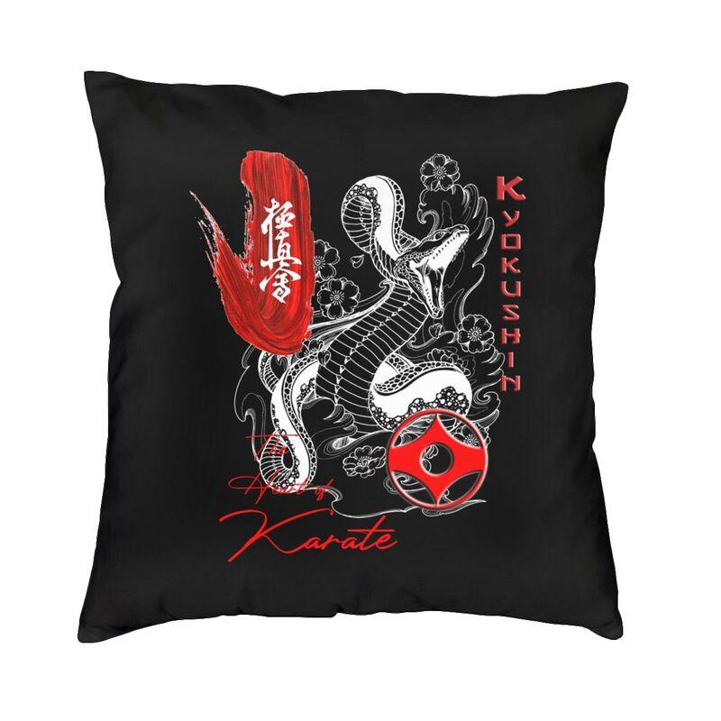 Soft Shotokan Karate Throw Pillow Cover Home Decor Custom Square Cushion Cover 40x40cm Pillowcover for Sofa