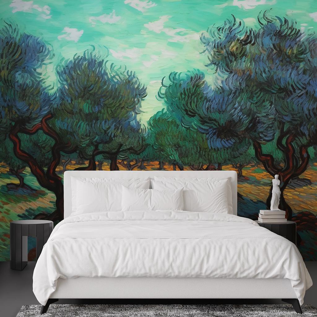 Wallpaper Olive grove - V. van Gogh