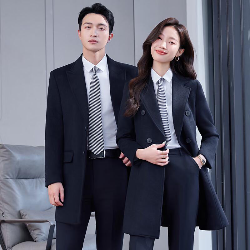 Teluoman Unisex Professional Wool Overcoat