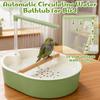 Parrot Shower with Adjustable Height and Flow Speed Plastic Bathtub for Pet Birds Lovebird Cockatiel Finches Cockatoo